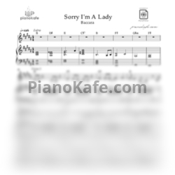 Ноты Baccara - Sorry I'm a lady