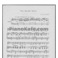 Ноты Cole Porter - The bandit band - предпросмотр