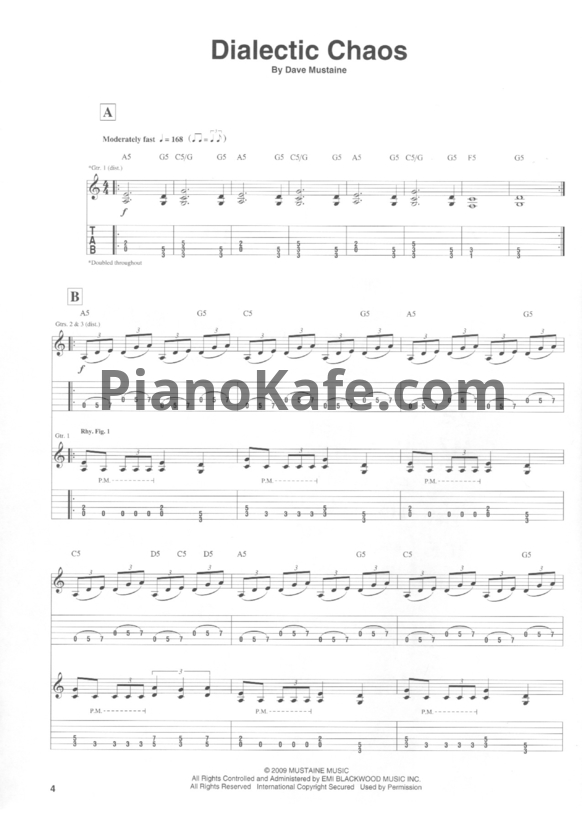 Ноты Megadeth - Endgame (Книга нот) - PianoKafe.com
