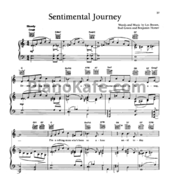 Ноты Ella Fitzgerald - Sentimental journey - предпросмотр