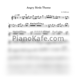 Ноты Ari Pulkkinen - Angry birds (Переложение для флейты)