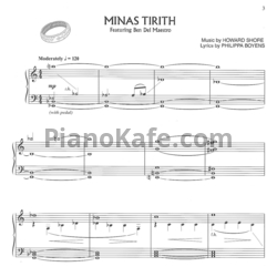 Ноты Howard Shore - The lord of rings: The return of the king (Книга нот) - предпросмотр