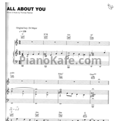 Ноты McFly - All about you