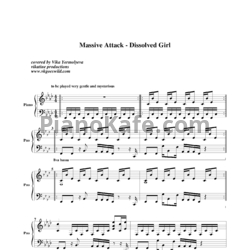 Ноты Massive Attack - Dissolved Girl - предпросмотр