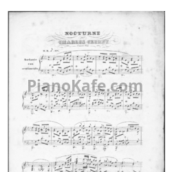 Ноты Карл Черни - Ноктюрн (Op. 647) - предпросмотр