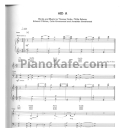 Ноты Radiohead - Kid A - предпросмотр