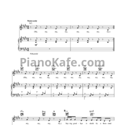 Ноты Taylor Swift - Death by a thousand cuts - предпросмотр