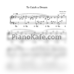 Ноты Martha Mier - To catch a dream - предпросмотр