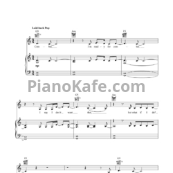 Ноты Taylor Swift - The archer - предпросмотр