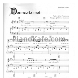 Ноты Riccardo Cocciante - Donnez-la moi