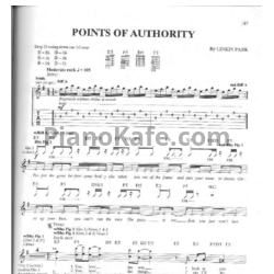 Ноты Linkin Park - Points of authority - предпросмотр