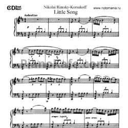 Ноты Н. Римский-Корсаков - Маленькая песня - предпросмотр