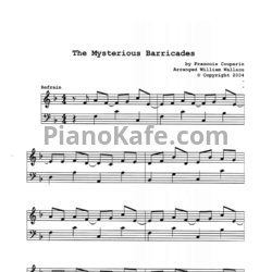 Ноты Francois Couperin - The misterious barricades