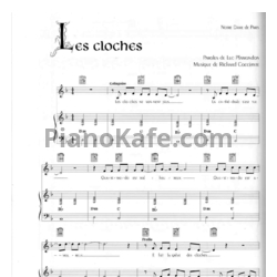 Ноты Riccardo Cocciante - Les cloches - предпросмотр