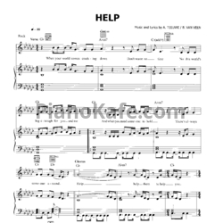 Ноты Anouk - Help - предпросмотр