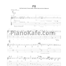 Ноты Black Sabbath - FX (Guitar tabs) - предпросмотр