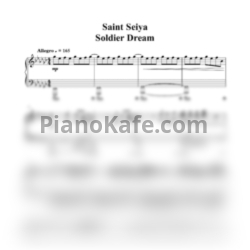 Ноты Hironobu Kageyama - Saint Seiya (Soldier Dream) - предпросмотр