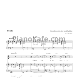 Ноты Antonio Carlos Jobim, Gene Lees & Ray Gilbert - Bonita - предпросмотр