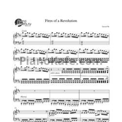 Ноты Lionel Yu - Fires of a revolutio - предпросмотр