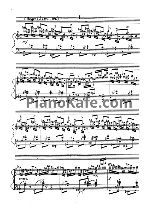 Ноты Николай Капустин - Соната №10 (Op. 81) - PianoKafe.com