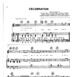 Ноты Kool And The Gang - Celebration - предпросмотр