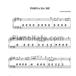 Ноты Fabrizio Paterlini - Torna da me - предпросмотр