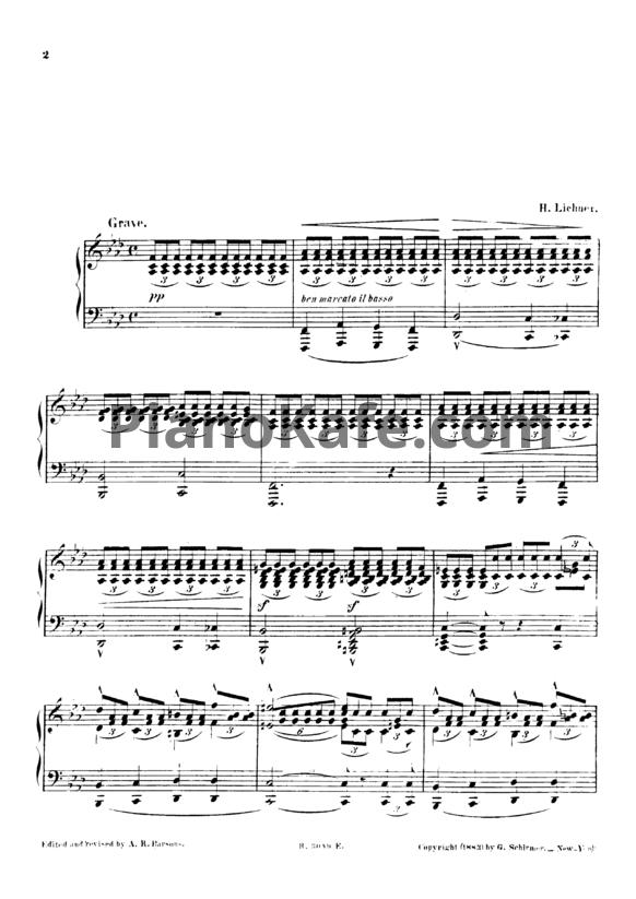 Ноты Генрих Лихнер - Rondo capriccioso (Op. 1) - PianoKafe.com