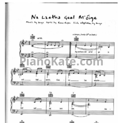 Ноты Enya - Na laetha geal moige - предпросмотр