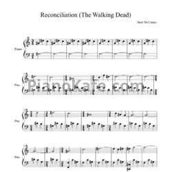 Ноты Bear McCreary - Reconciliation - предпросмотр