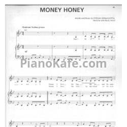Ноты Lady Gaga - Money honey - предпросмотр
