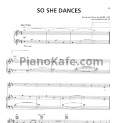 Ноты Josh Groban - So she dances - предпросмотр