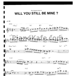 Ноты Red Garland - Will you still be mine? (Piano solo) - предпросмотр