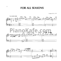 Ноты Yanni - For all seasons - предпросмотр