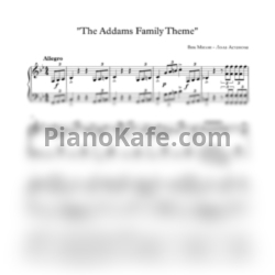 Ноты Vic Mizzy - The Addams Family (Theme song) - предпросмотр