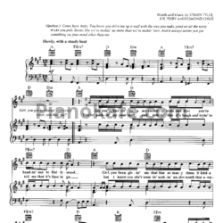 Ноты Aerosmith - Crazy - предпросмотр