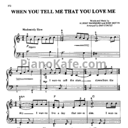 Ноты Julio Iglesias, Dolly Parton - When you tell me that you love me - предпросмотр