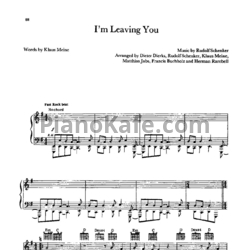 Still love you ноты. Скорпионс Ноты для фортепиано. Скорпионс Ноты для фортепиано still loving you. Scorpions i'm leaving you. Скорпионс still loving you Ноты.