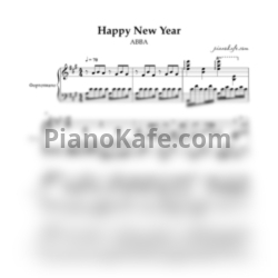 Ноты ABBA - Happy New Year (Piano cover by Evgeny Alexeev) - предпросмотр