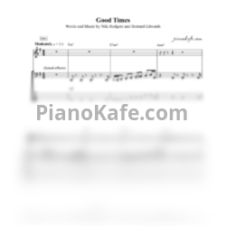 Ноты Chic - Good times