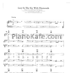 Ноты Elton John - Lucy in the sky with diamonds - предпросмотр
