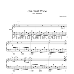 Ноты Dax Johnson - Still small voice