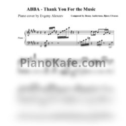 Ноты Abba - Thank you for the music (Piano cover) - предпросмотр