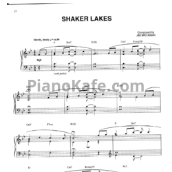Ноты Jim Brickman - Shaker lakes - предпросмотр