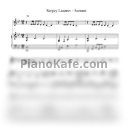 Ноты Sergey Lazarev - Scream (Переложение К. Ротаевой) - предпросмотр