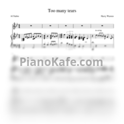 Ноты Peter Mintun - Too many tears