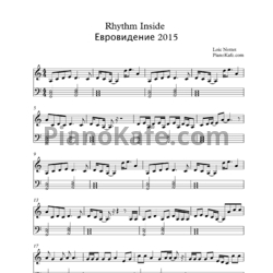 Ноты Loic Nottet - Rhythm Inside - предпросмотр