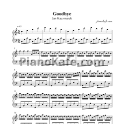 Ноты Jan Kaczmarek - Goodbye (Версия 2) - предпросмотр