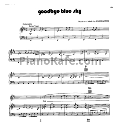 Ноты Pink Floyd - Goodbye blue sky - предпросмотр