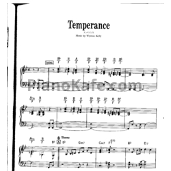 Ноты Wynton Kelly - Temperance - предпросмотр