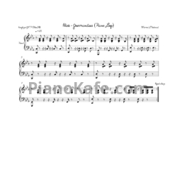 Ноты Alizee - Gourmandises (Piano Loop)